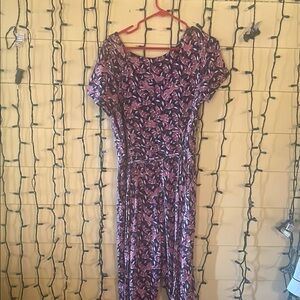 Purple and Pink Boden jumpsuit